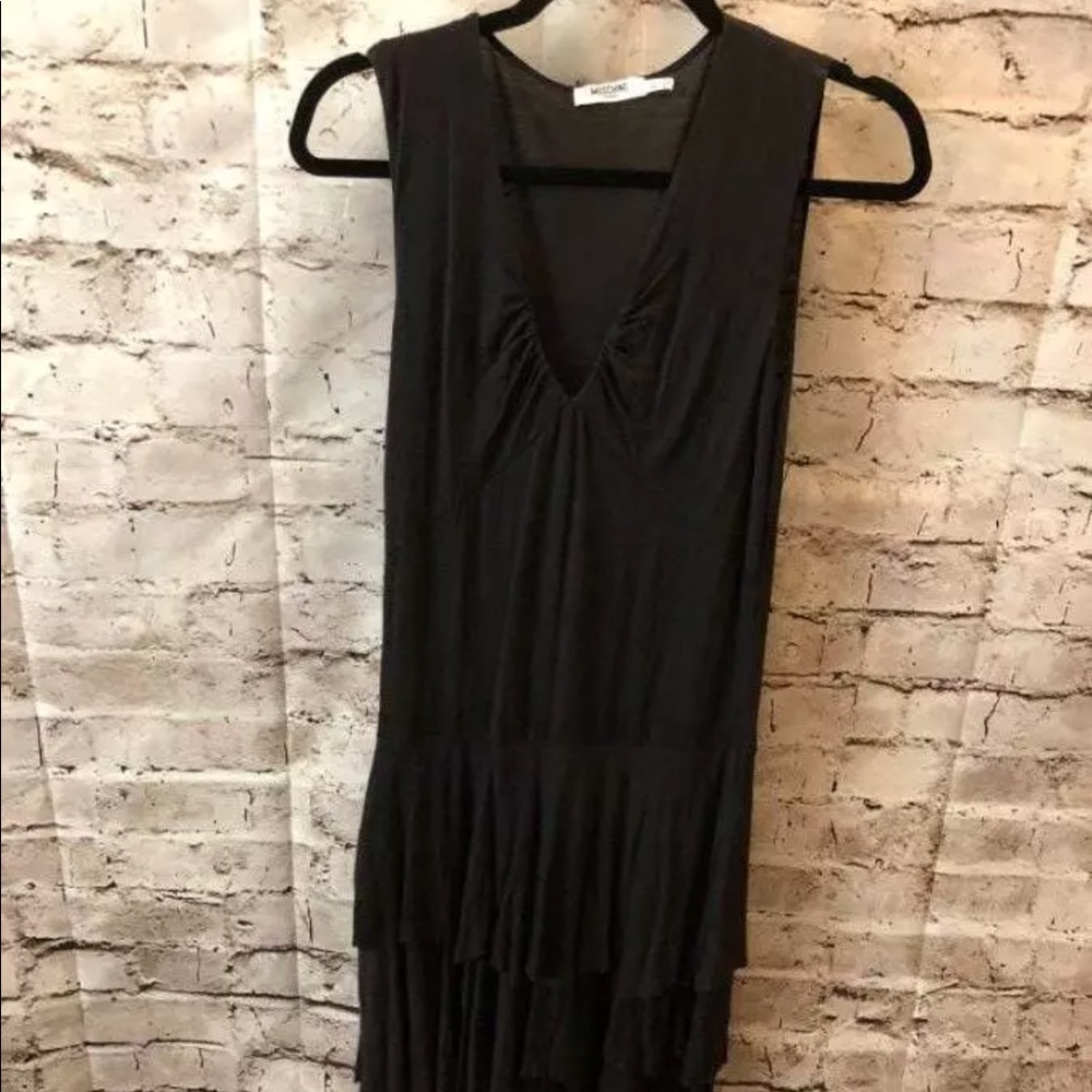 Moschino Jeans Jersey Cotton Tiered Dress Size 10